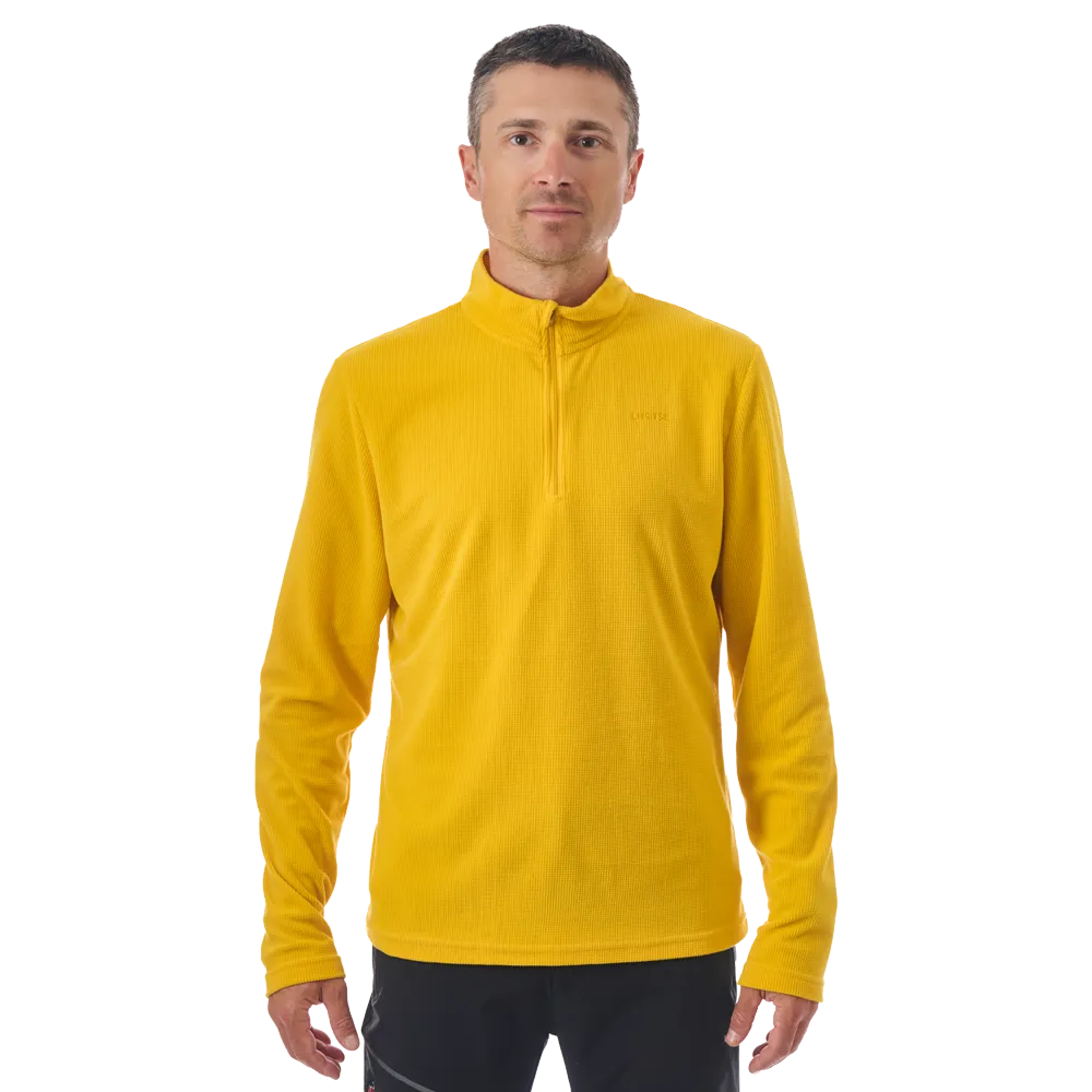 LHOTSE Jawad sulphur polaire demi-zip grid