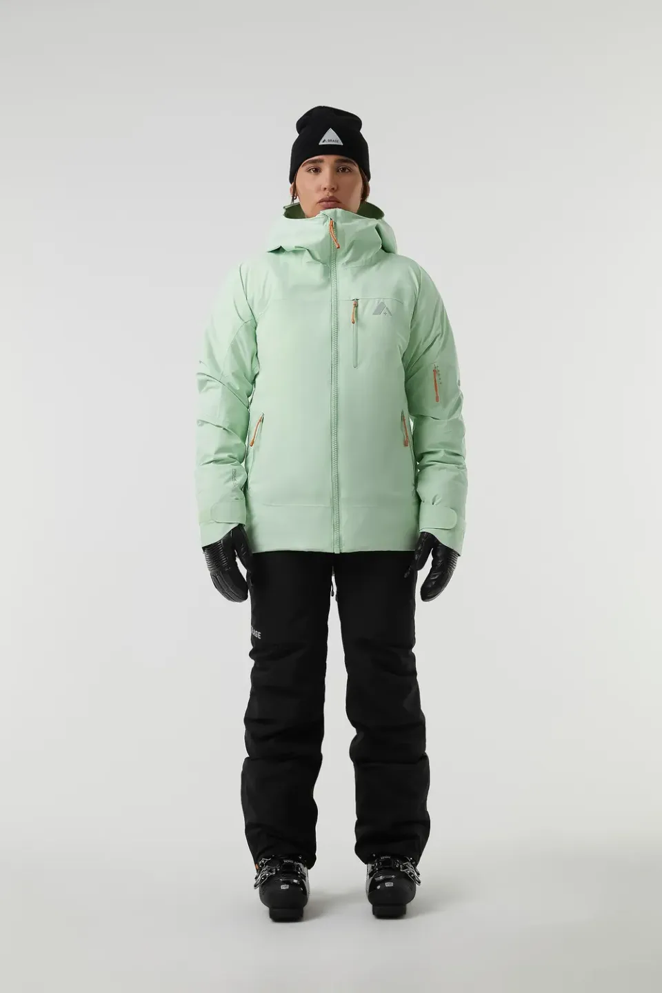 Orage Nina Hybrid veste ski V255 lichen