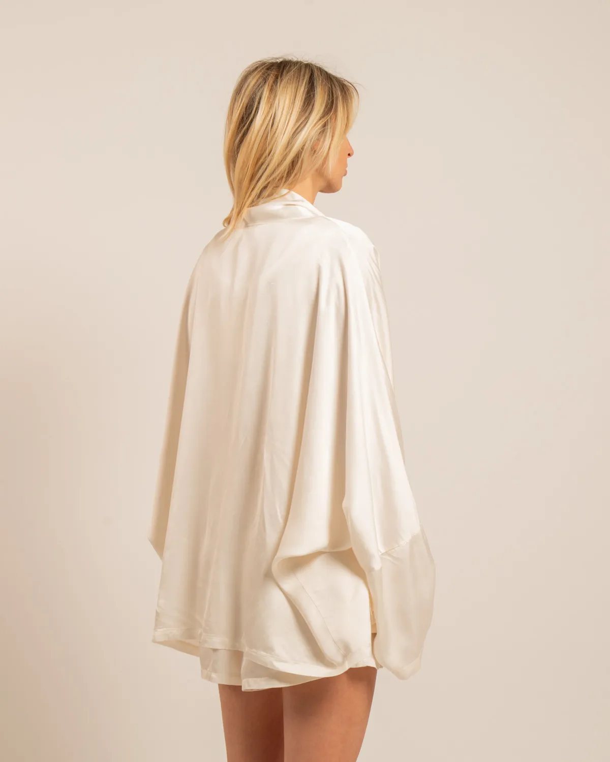 AOKYANOS Chicago crème kimono viscose taille unique