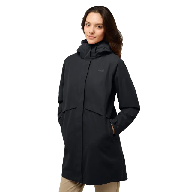 Jack Wolfskin Baylight 3in1 manteau pluie femme imperméable