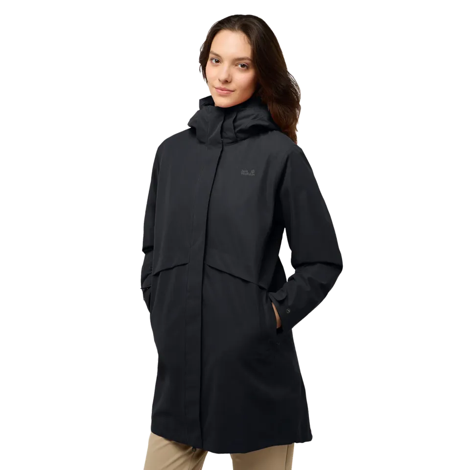 Jack Wolfskin Baylight 3in1 manteau pluie femme imperméable