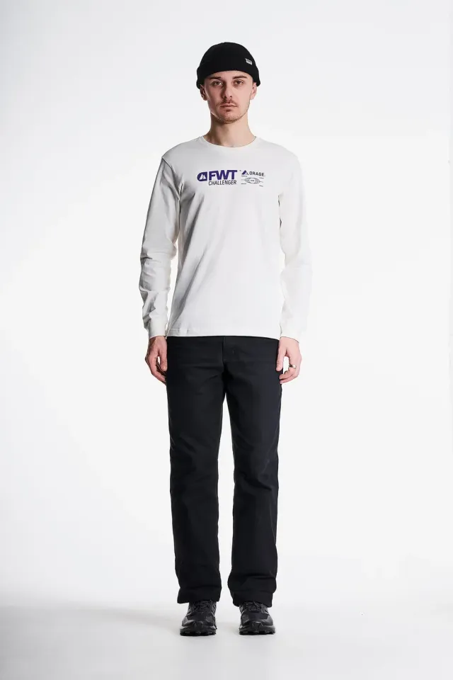 Orage FWT Challenger t-shirt manches longues blanc coton