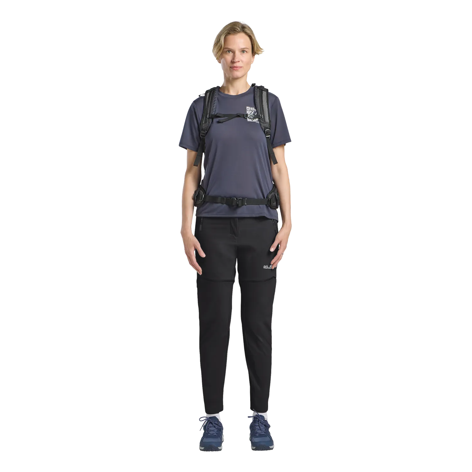 Jack Wolfskin Hikeout Zip Away Pants W pantalon femme convertible