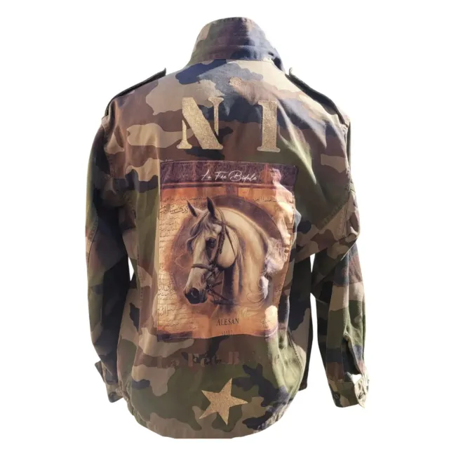 La Fée Bidule Jolly N1 veste militaire camouflage