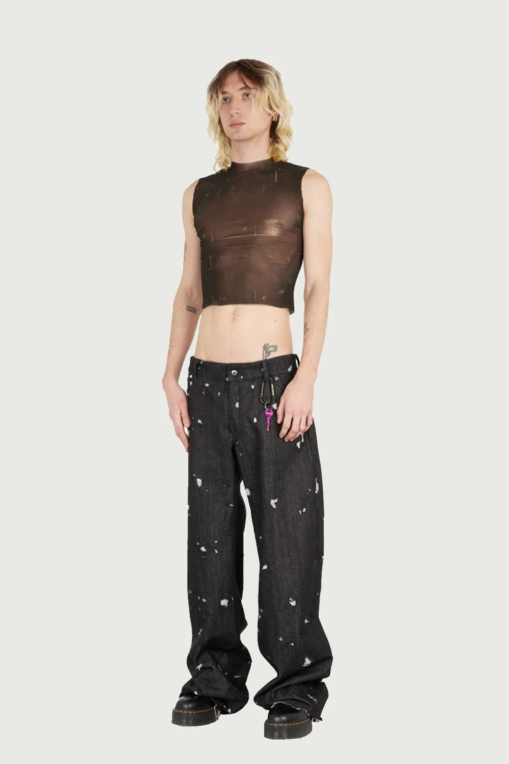 Jeanne Friot Trashed Jean pantalon coton recyclé
