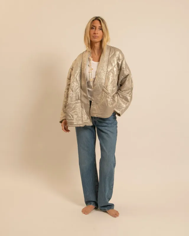 AOKYANOS Chicago irisé kimono gold taille unique