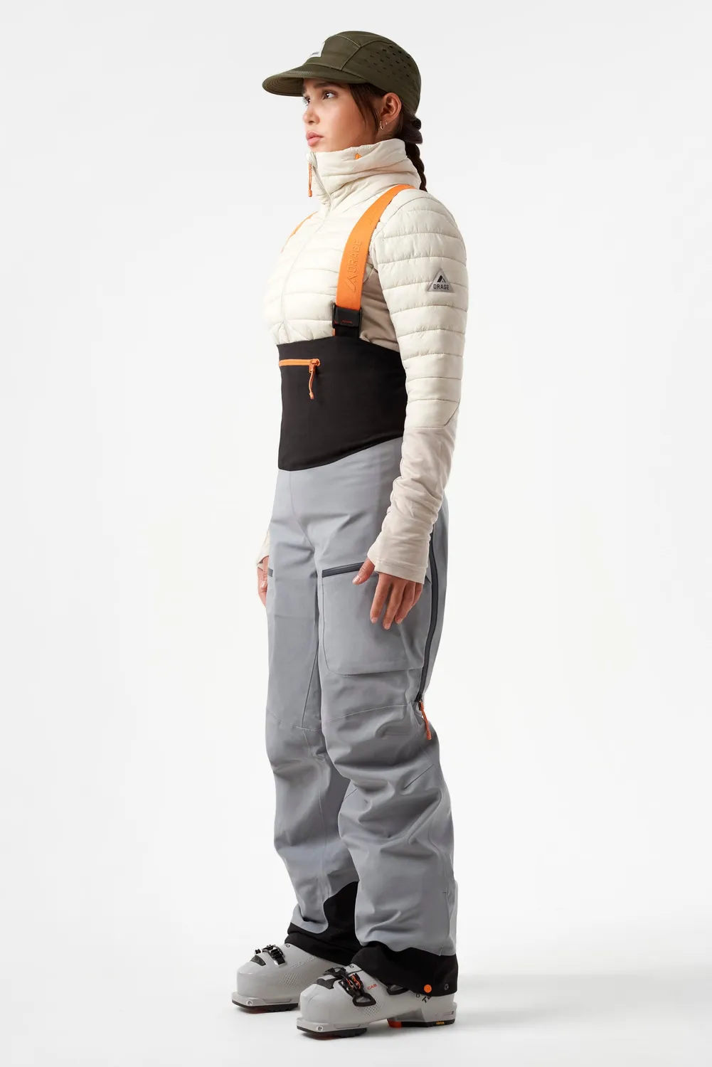 Orage MTN-X Cliff 3L Bib salopette ski bleu clair imperméable