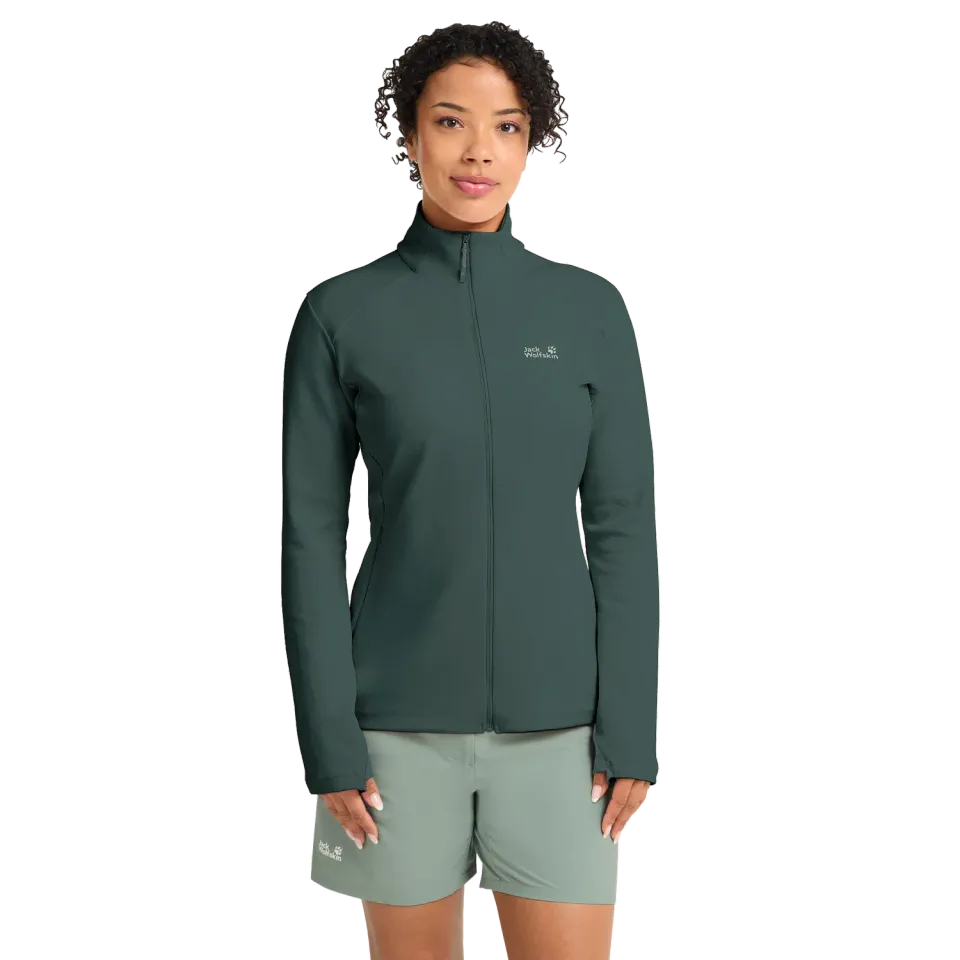 Jack Wolfskin Astrotrail FZ W polaire femme slim col montant