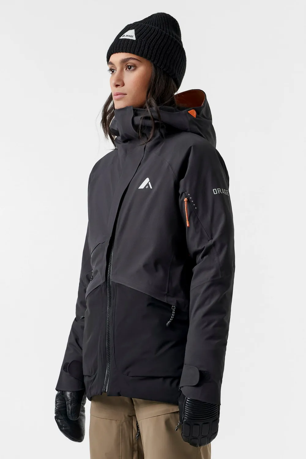Orage Grace veste ski noire 100g femme
