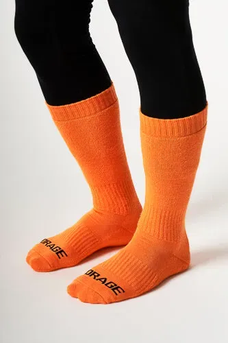 Orage Fernie N50920 chaussettes ski noir chaudes