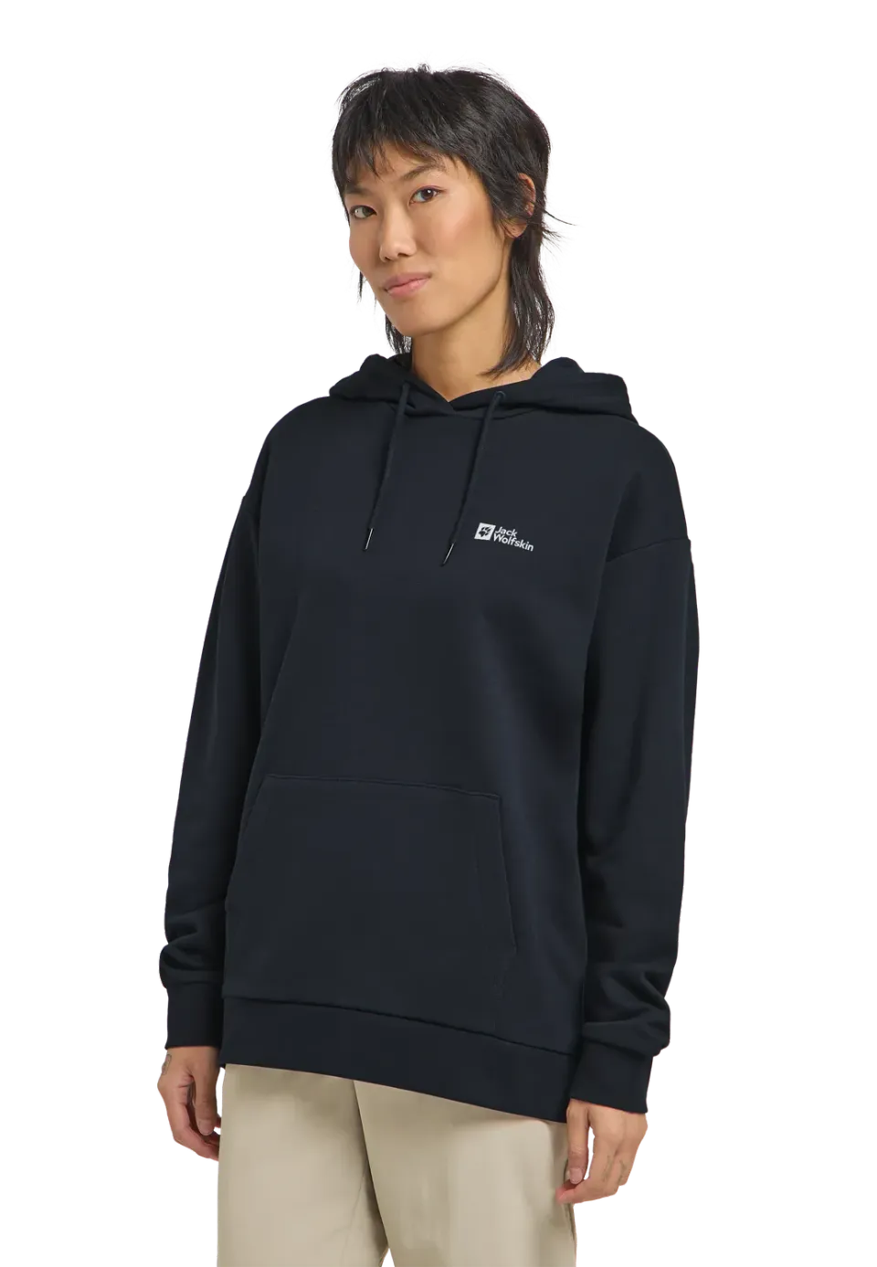 Jack Wolfskin Essential Hoodie W sweat coton femme