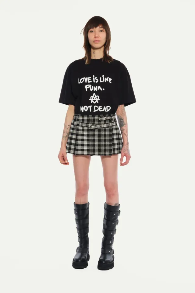 Jeanne Friot Mini Kilt jupe plissée tartan S
