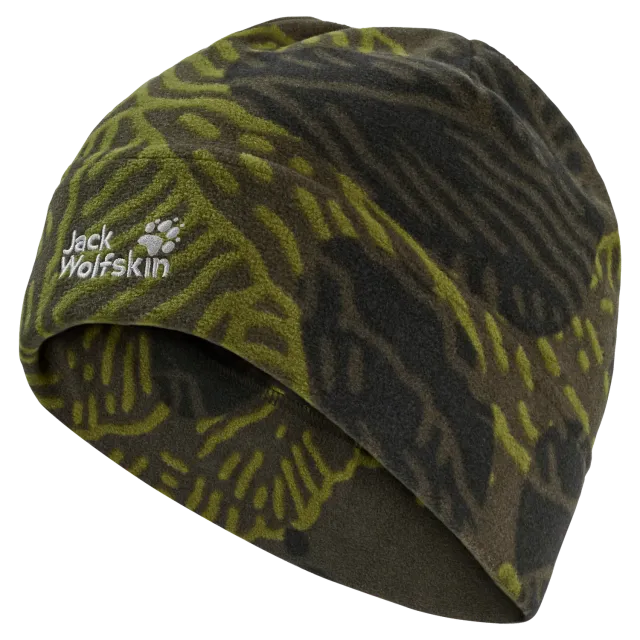 Jack Wolfskin Real Stuff Print Beanie bonnet polaire taille unique