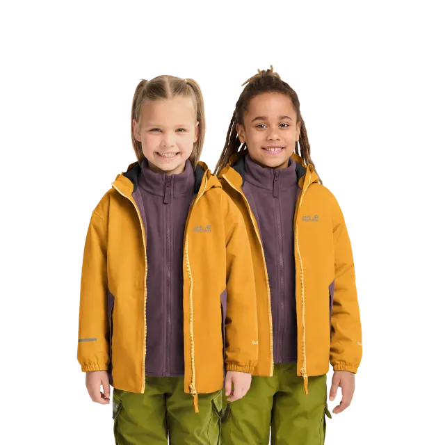 Jack Wolfskin Iceland 3in1 Jkt K veste pluie enfant