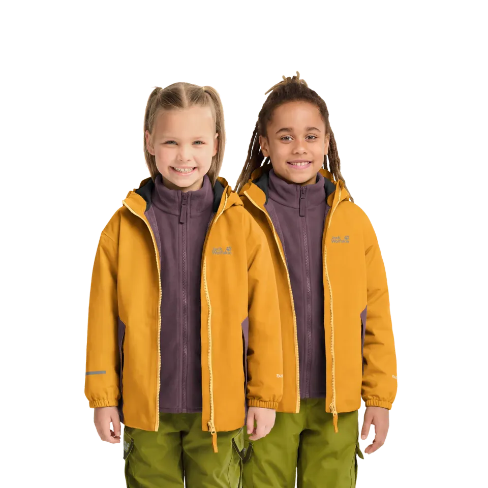 Jack Wolfskin Iceland 3in1 Jkt K veste pluie enfant