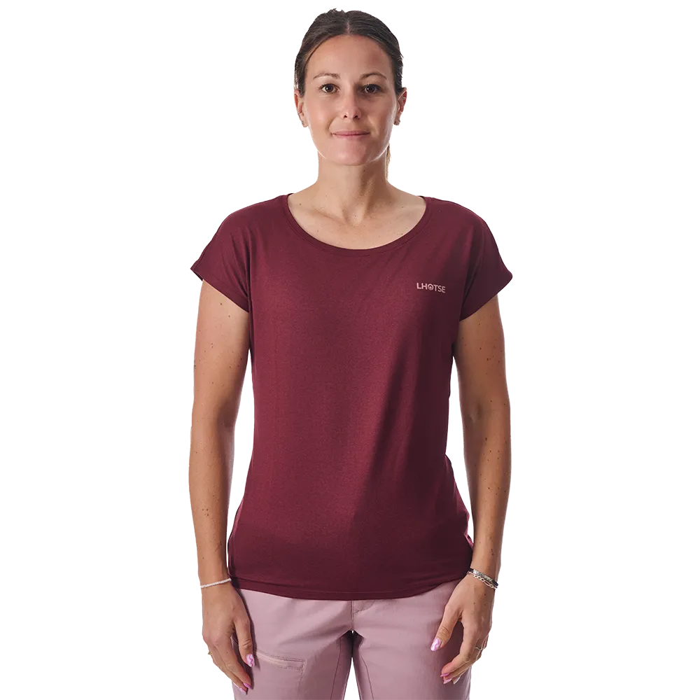 Lhotse Selena Mahogany t-shirt sport respirant