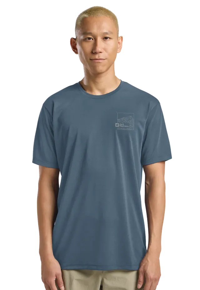 Jack Wolfskin Vonnan Graphic T M t-shirt rando anti-odeur