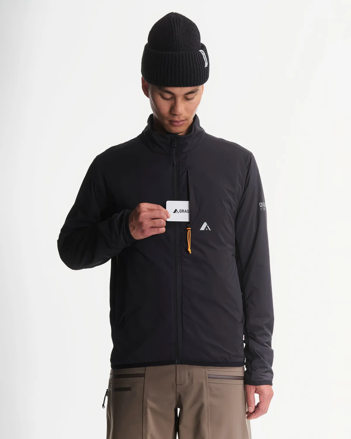Orage Elevation MTN-X Light veste hybride homme noire respirante
