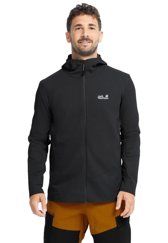 Jack Wolfskin Ridge Hike Hooded FZ M veste polaire homme capuche