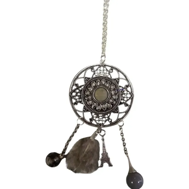 La Fée Bidule Pampilles collier acier inoxydable doré