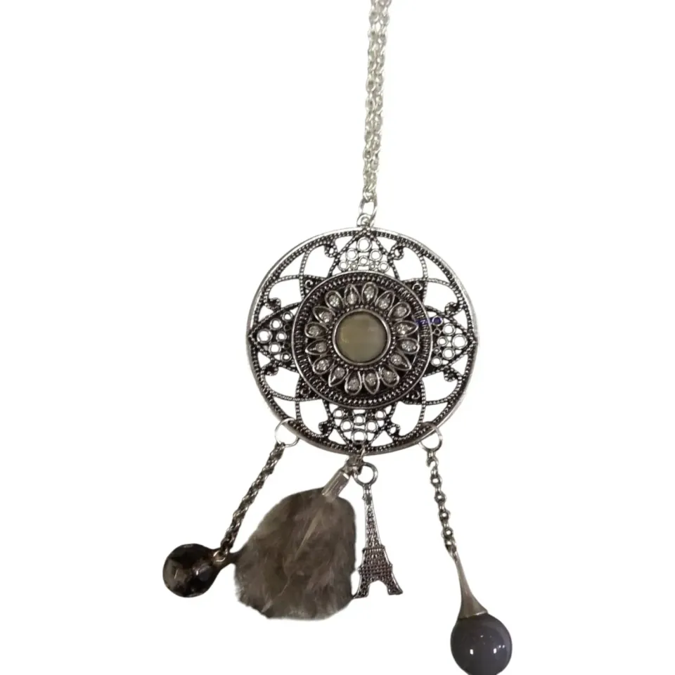 La Fée Bidule Pampilles collier acier inoxydable doré