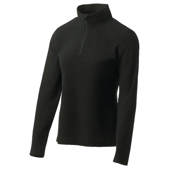 Lhotse Sofia Black polaire demi-zip noire grid respirante