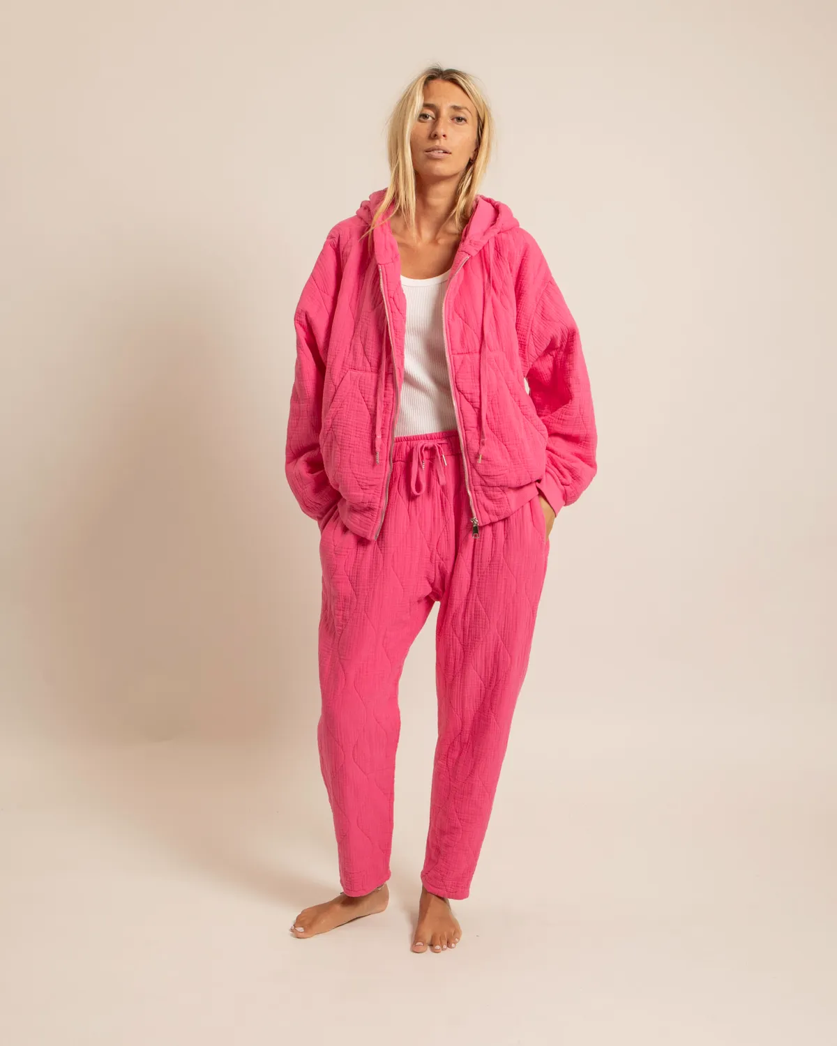 AOKYANOS Boston Fushia pantalon coton taille unique