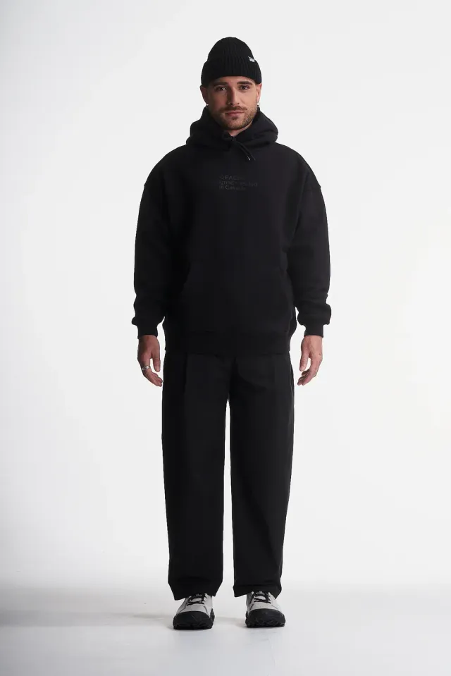 Orage Alpine R50304-S hoodie noir unisexe