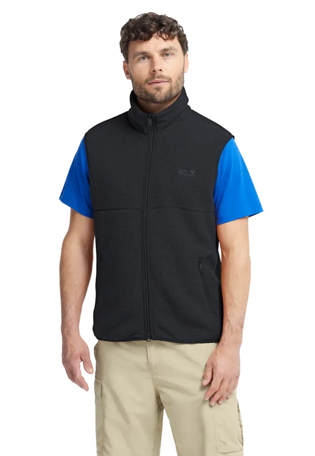 Jack Wolfskin Lite Curl Vest M gilet polaire homme