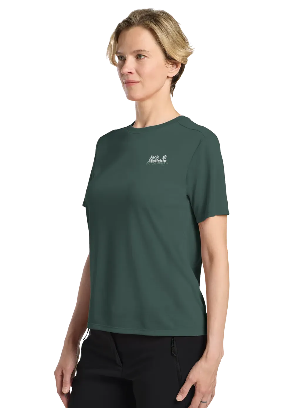 Jack Wolfskin Vonnan Graphic T W T-Shirt Femme Léger