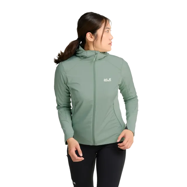 Jack Wolfskin Astrotrail Hooded Hybrid W veste femme déperlante