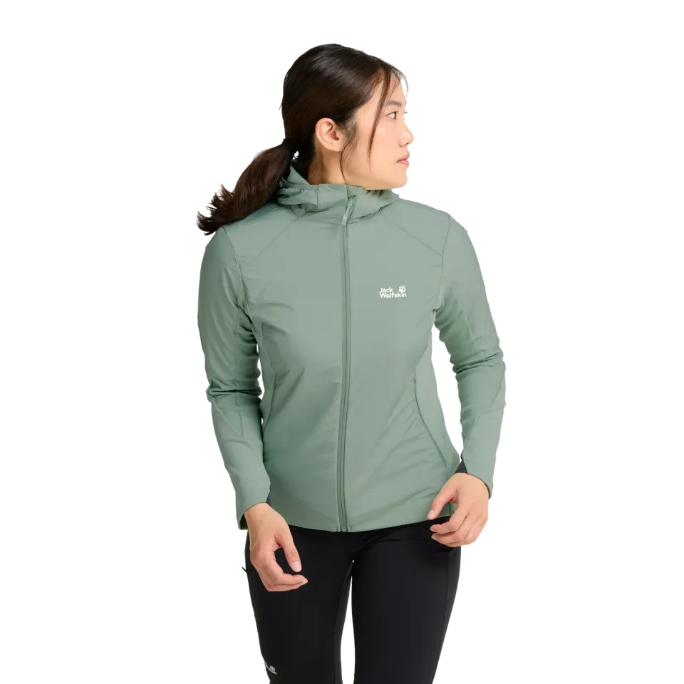 Jack Wolfskin Astrotrail Hooded Hybrid W veste femme déperlante