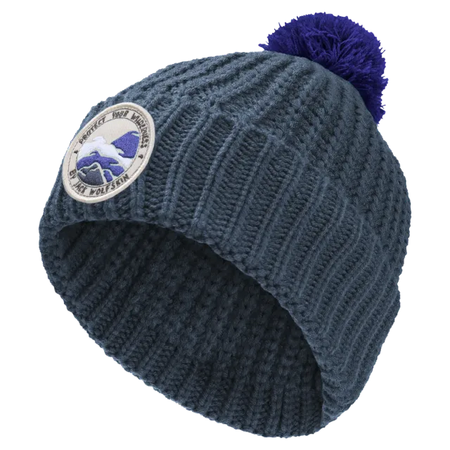 Jack Wolfskin Pompom Badge Beanie K Bonnet Enfant Chaud