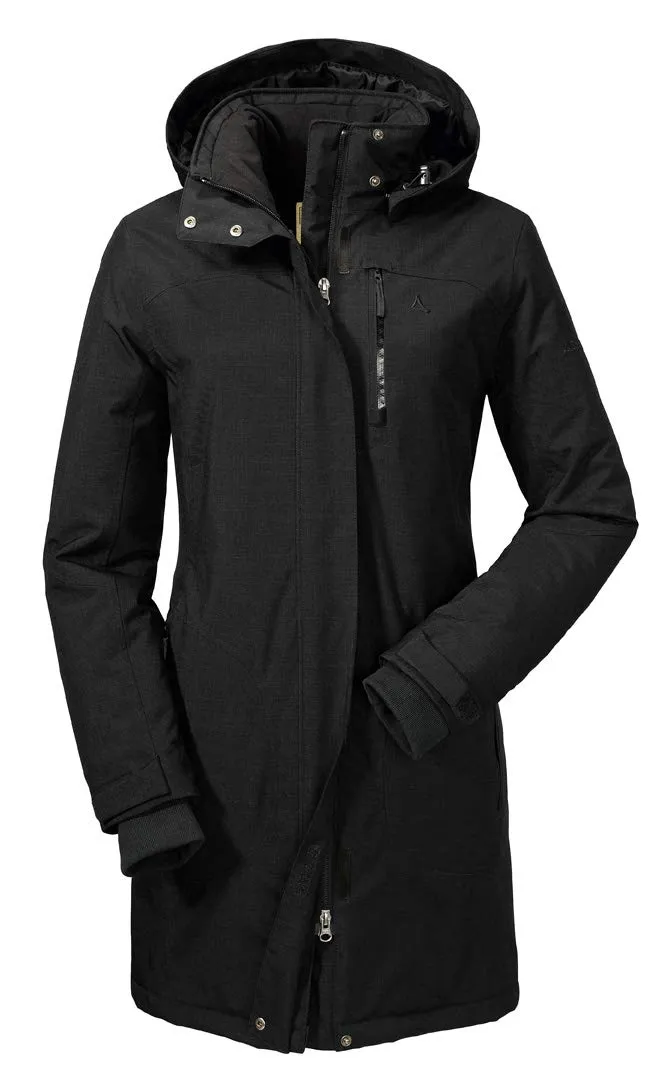 Schöffel Monterey1 parka imperméable femme bleu sans PFC