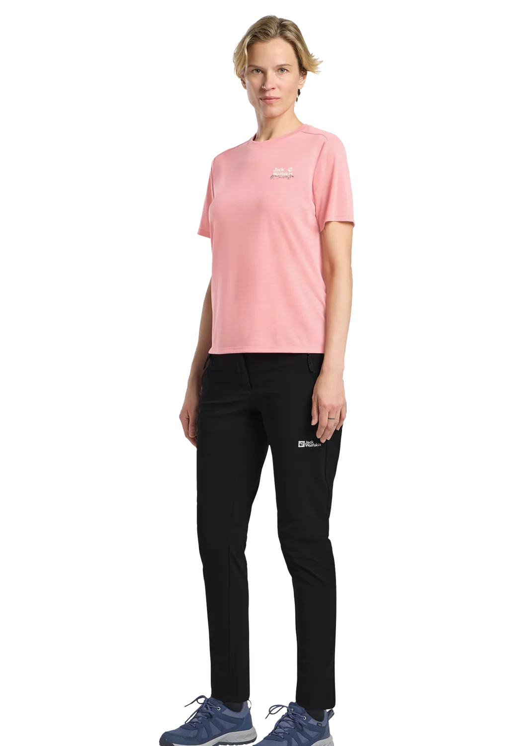 Jack Wolfskin Vonnan Graphic T t-shirt femme respirant