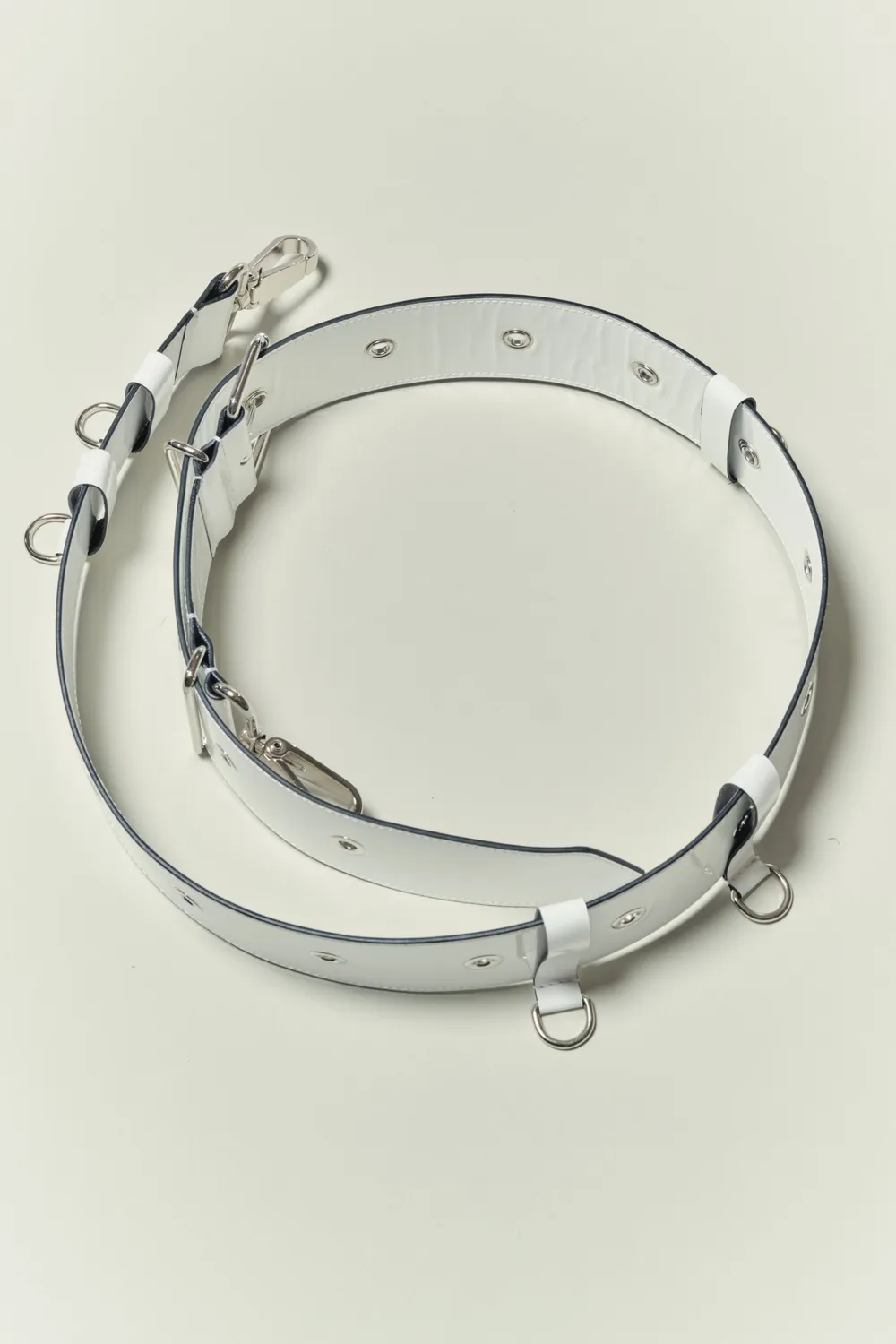 Jeanne Friot Thick Belt ceinture cuir noir 50mm