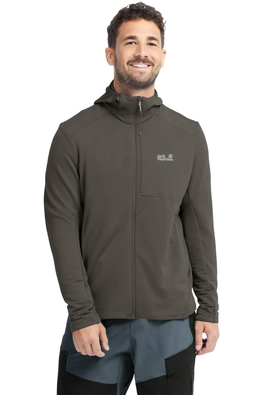 Jack Wolfskin Litestride Hooded Fz M polaire capuche