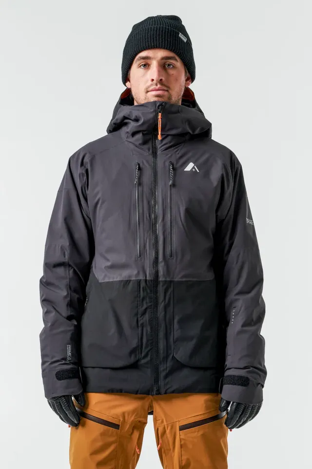 Orage Alaskan veste ski homme noir délavé isolée