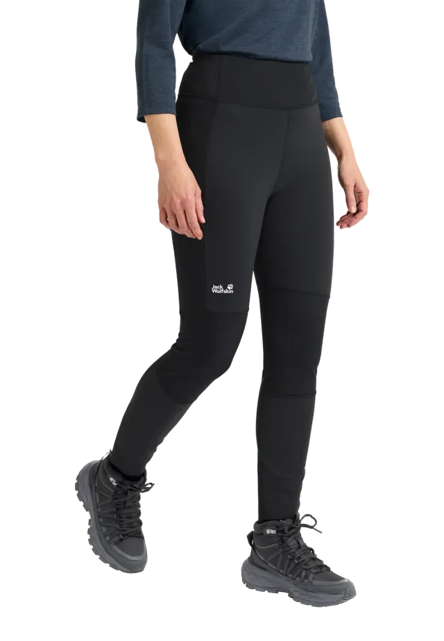 Jack Wolfskin Hike With Me Tights W legging femme coupe-vent