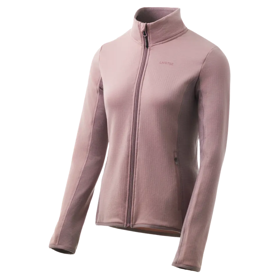 Lhotse Greta polaire Blush grid 2 poches zippées