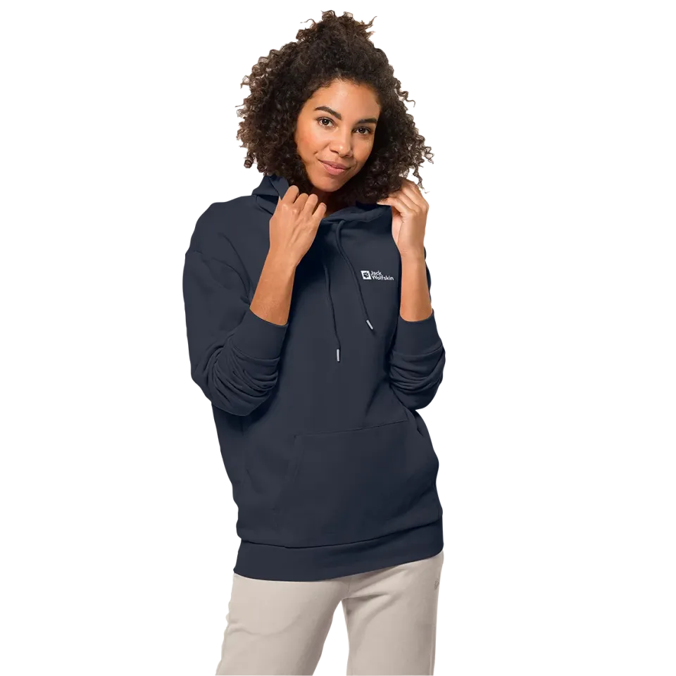 Jack Wolfskin Essential Hoodie W sweat capuche coton