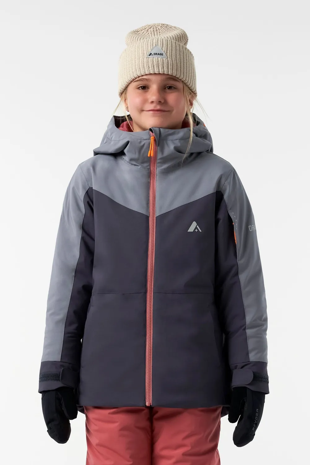 Orage Bromont veste ski fille B157 isolée