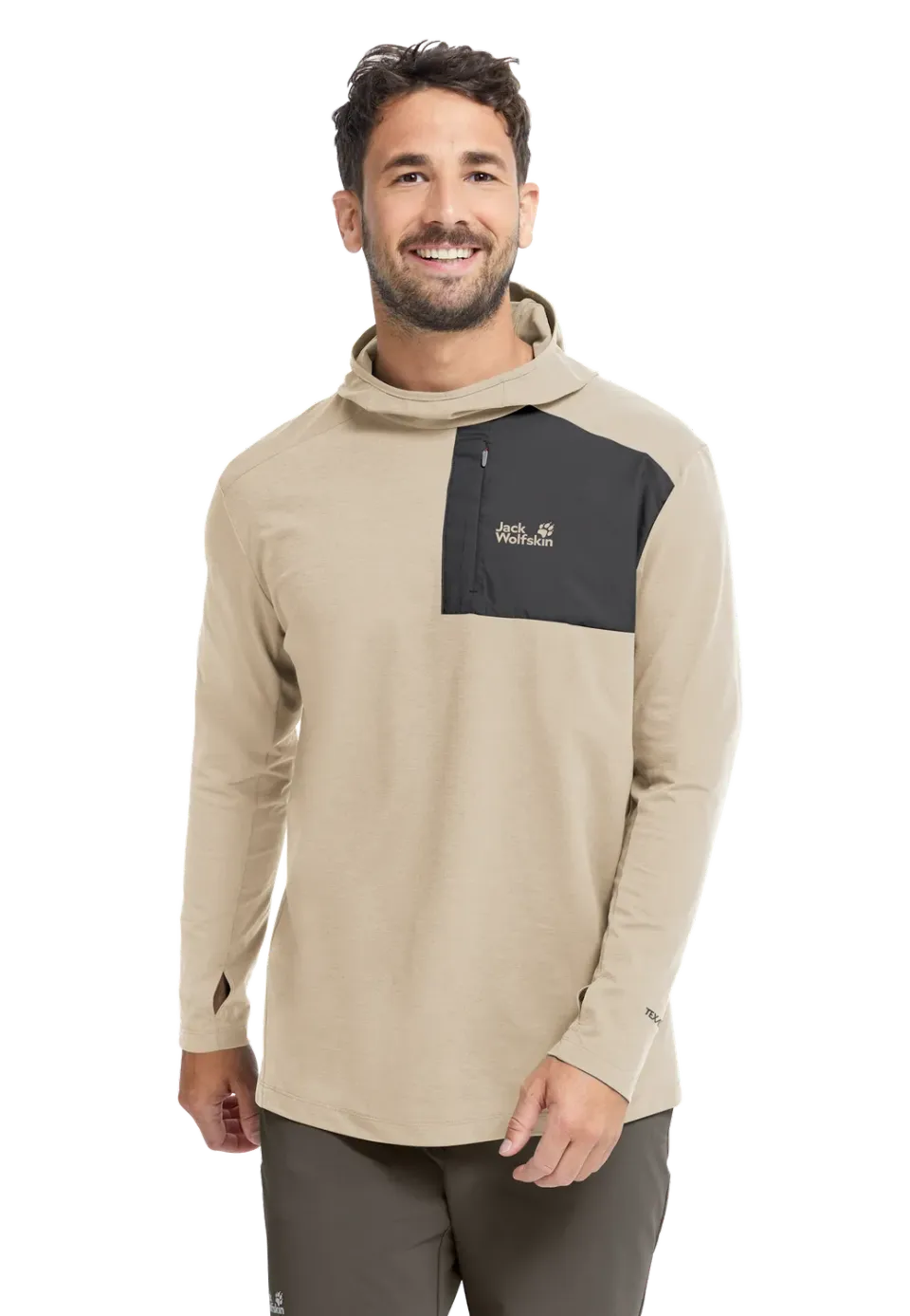 Jack Wolfskin Sucol Hoody M sweat homme capuche respirant