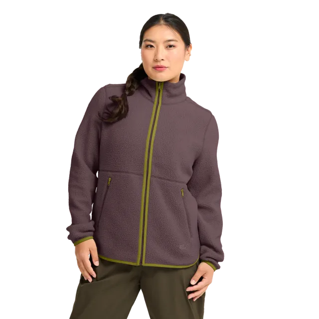 Jack Wolfskin Lite Curl FZ W veste femme col montant