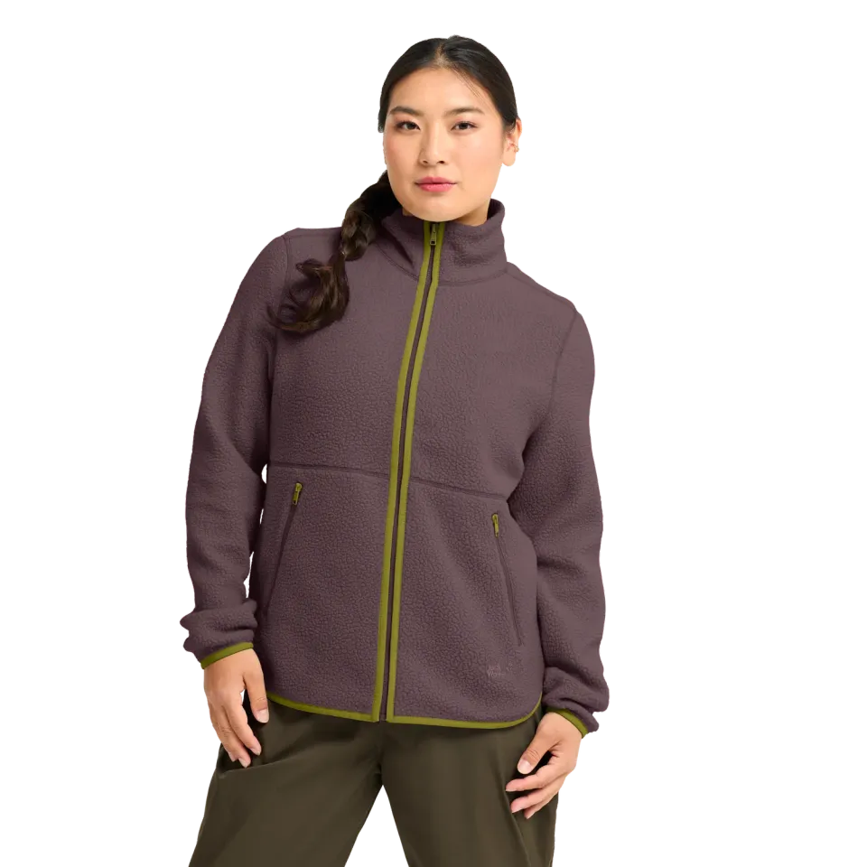 Jack Wolfskin Lite Curl FZ W veste femme col montant