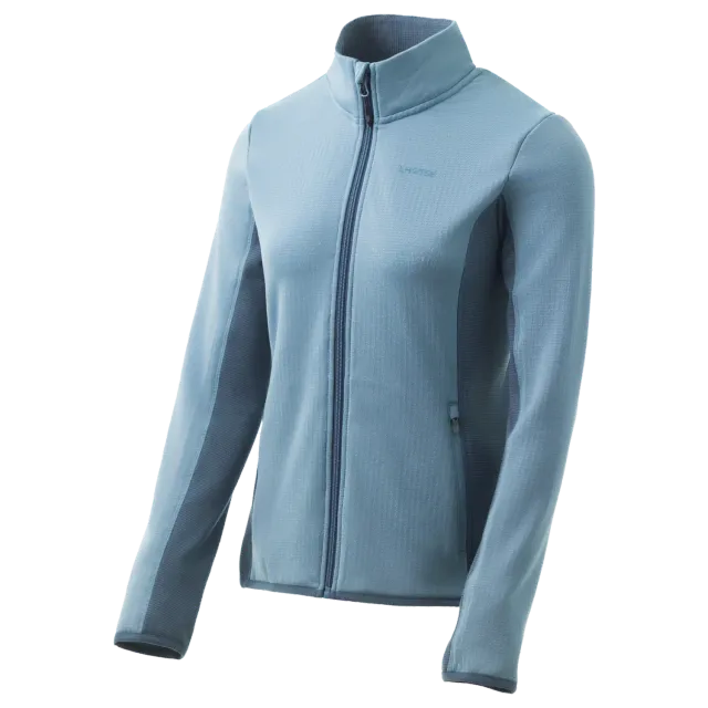 Lhotse Greta polaire Winterblue grid zippée