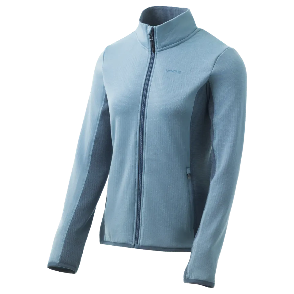 Lhotse Greta polaire Winterblue grid zippée