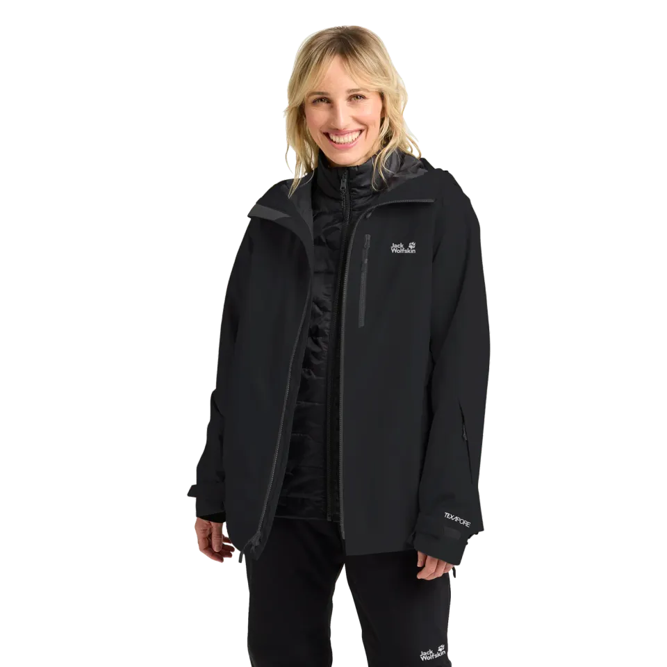 Jack Wolfskin Flowline 3in1 veste ski femme imperméable