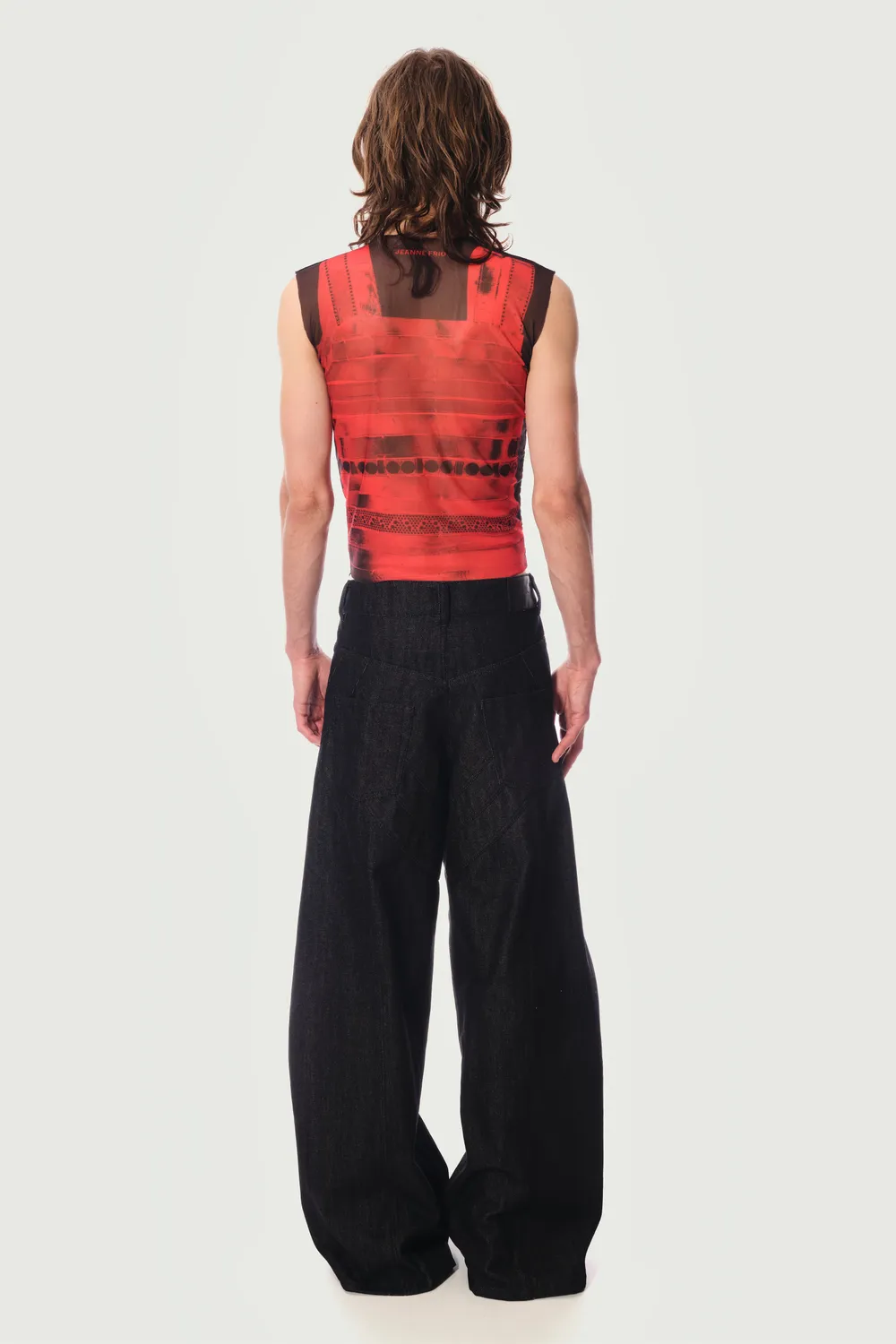 Jeanne Friot Resistance Armour Jean large bleu clair