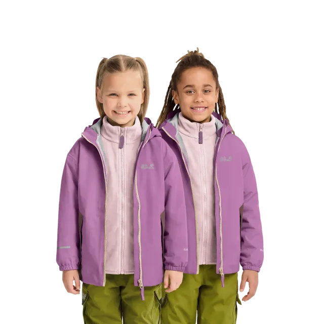 Jack Wolfskin Iceland 3in1 Jkt K veste enfant 3-en-1 pluie
